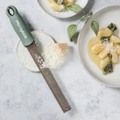 Deals 🔔 Microplane Premium Classic Series Zester/Grater Eucalyptus Green 🔔 -Kitchen Gadgets & Tools Shop 46727E Microplane Premium Classic Series Zester Eucalyptus Green 2