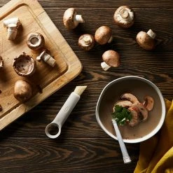 Coupon 💯 Chef'n Chef''n Mushroom Corer With Brush Taupe 🛒 11 Coupon 💯 Chef'n Chef''n Mushroom Corer With Brush Taupe 🛒 -Kitchen Gadgets & Tools Shop 5273476E ChefN Mushroom Corer With Brush Taupe 5