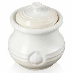 Kitchen Gadgets & Tools Shop -Kitchen Gadgets & Tools Shop 70832307160000 Le Creuset Stoneware Garlic Keeper Meringue 1 1