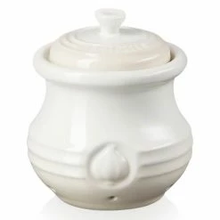Coupon 🔥 Le Creuset Meringue Stoneware Garlic Keeper ⌛