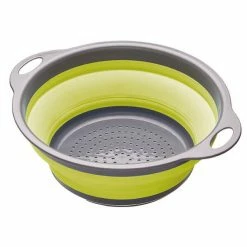 New 😉 Colourworks Bright Green 24cm Collapsible Colander 😍