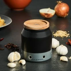 Hot Sale 🧨 Cole & Mason Elmdon Ceramic Garlic Keeper ✨ -Kitchen Gadgets & Tools Shop H822135 Cole And Mason Elmdon Ceramic Garlic Keeper 2