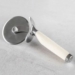 Coupon 😀 KitchenAid Stainless Steel Pizza Cutter And Slicer Almond Cream 🥰 -Kitchen Gadgets & Tools Shop KAG113OHACE KitchenAid Stainless Steel Pizza Wheel Almond Cream 3