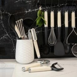 Coupon 😀 KitchenAid Stainless Steel Pizza Cutter And Slicer Almond Cream 🥰 -Kitchen Gadgets & Tools Shop KAG113OHACE KitchenAid Stainless Steel Pizza Wheel Almond Cream 4