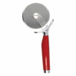 Best Pirce 🤩 KitchenAid Stainless Steel Pizza Cutter And Slicer Empire Red 👏