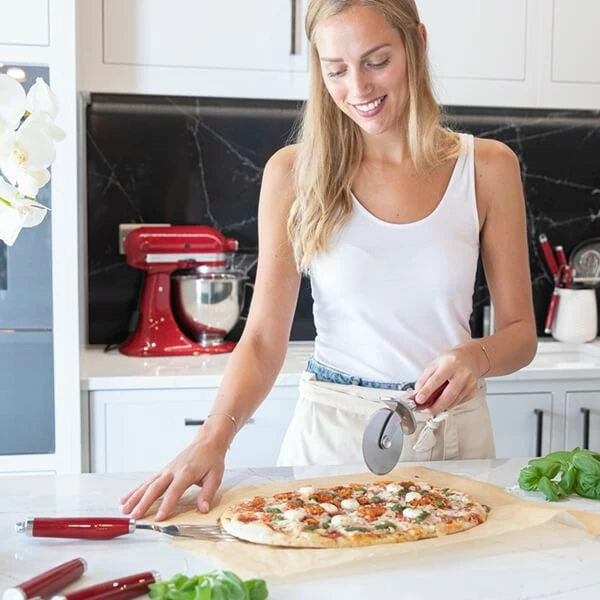 Best Pirce ๐คฉ KitchenAid Stainless Steel Pizza Cutter And Slicer Empire Red ๐ 5 Best Pirce ๐คฉ KitchenAid Stainless Steel Pizza Cutter And Slicer Empire Red ๐ - Image 5