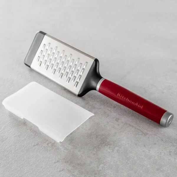 Promo ๐ KitchenAid Etched Stainless Steel Two-Way Medium Cheese Grater Empire Red ๐ 4 Promo ๐ KitchenAid Etched Stainless Steel Two-Way Medium Cheese Grater Empire Red ๐ - Image 4