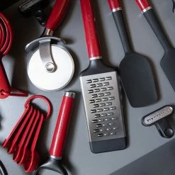 Promo ๐ KitchenAid Etched Stainless Steel Two-Way Medium Cheese Grater Empire Red ๐ 11 Promo ๐ KitchenAid Etched Stainless Steel Two-Way Medium Cheese Grater Empire Red ๐ -Kitchen Gadgets & Tools Shop KAG320OHERE KitchenAid Etched Stainless Steel Medium Cheese Grater Empire Red 5