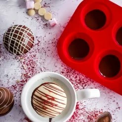 Brand new 🛒 KitchenCraft Silicone Chocolate Sphere Mould 🧨 -Kitchen Gadgets & Tools Shop KCCHOCBOMB KitchenCraft Silicone Chocolate Sphere Mould 2