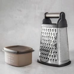 Buy ✔️ KitchenAid 4-Sided Stainless Steel Box Grater 😉 9 Buy ✔️ KitchenAid 4-Sided Stainless Steel Box Grater 😉 -Kitchen Gadgets & Tools Shop KQG300OSOBE KitchenAid Stainless Steel Box Grater 3