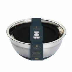 Deals ❤️ MasterClass Smart Space Stainless Steel Three Piece Bowl Set With Colander 😉 -Kitchen Gadgets & Tools Shop MCBOWL3PC MasterClass Smart Space Nesting Bowl Set with Colander 3 Piece 3