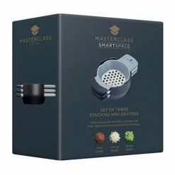 Discount 😀 MasterClass Master Class Smart Space Grater Set 3 Piece With Holder 🌟 -Kitchen Gadgets & Tools Shop MCSPSGRATE3PC Masterclass Smart Space 3pc Grater Set with Holder 2