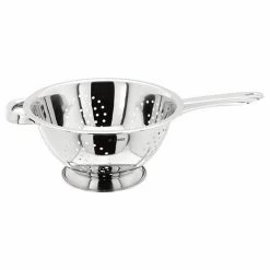 Best Sale 👏 Judge Polished Stainless Steel Long Handle 24cm Colander ✨
