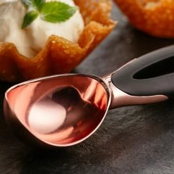 Promo 🥰 Stellar Soft Touch Copper Ice Cream Scoop 😍 -Kitchen Gadgets & Tools Shop SE25 Stellar Soft Touch Copper Ice Cream Scoop 2