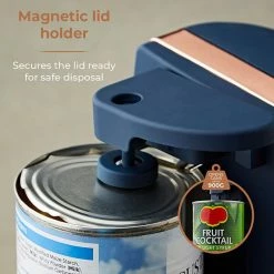 New 🛒 Tower Cavaletto Electric Can Opener Midnight Blue 👏 -Kitchen Gadgets & Tools Shop T19031MNB Tower Cavaletto Can Opener Midnight Blue 3