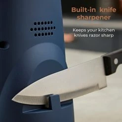 New 🛒 Tower Cavaletto Electric Can Opener Midnight Blue 👏 -Kitchen Gadgets & Tools Shop T19031MNB Tower Cavaletto Can Opener Midnight Blue 4