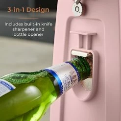 Coupon 🌟 Tower Cavaletto Electric Can Opener Pink 👏 -Kitchen Gadgets & Tools Shop T19031PNK Tower Cavaletto Can Opener Pink 2