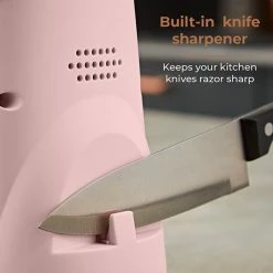 Coupon 🌟 Tower Cavaletto Electric Can Opener Pink 👏 -Kitchen Gadgets & Tools Shop T19031PNK Tower Cavaletto Can Opener Pink 4